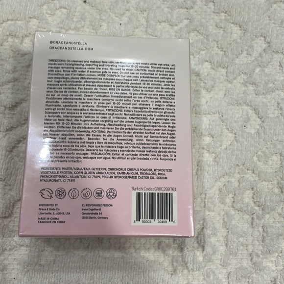 grace & stella | Skincare | Grace And Stella Eye Mask New In Packaging ...